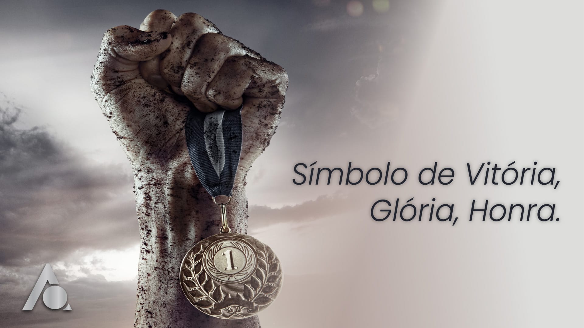 banner medalha -símbolo de vitória, honra e glória